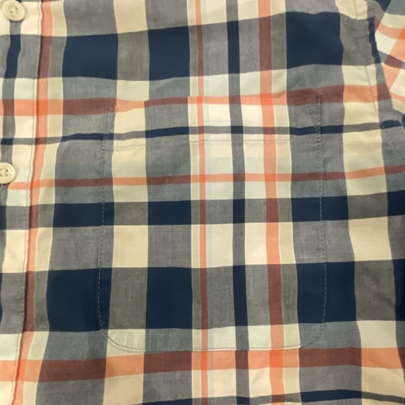 Patagonia Organic Cotton Short Sleeve Button Down Plaid Shirt Adult Medium #669 - Picture 2 of 11